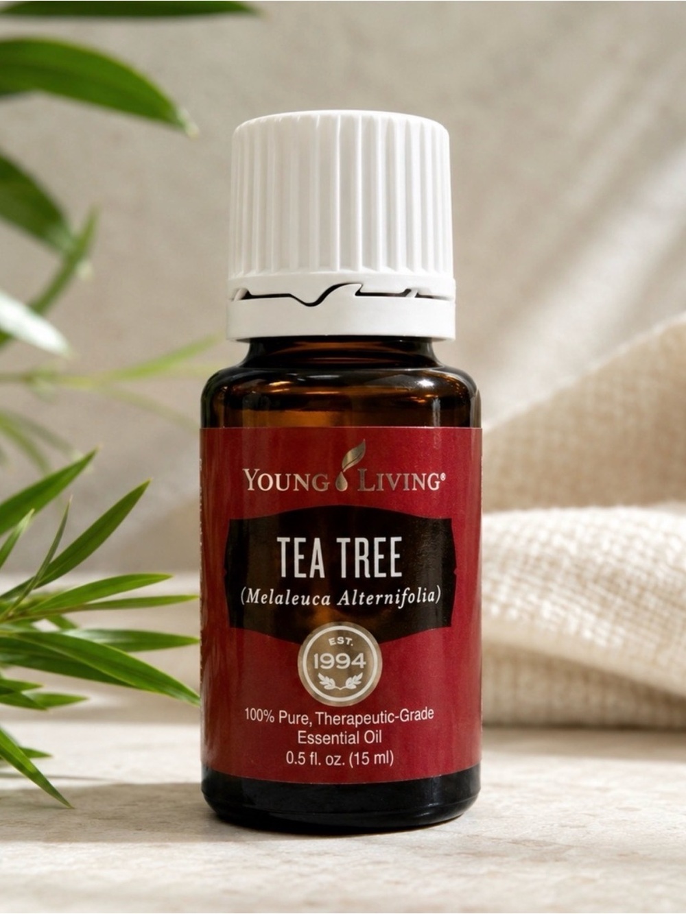 Young Living Tea Tree Essential Oil - Red and White Label
